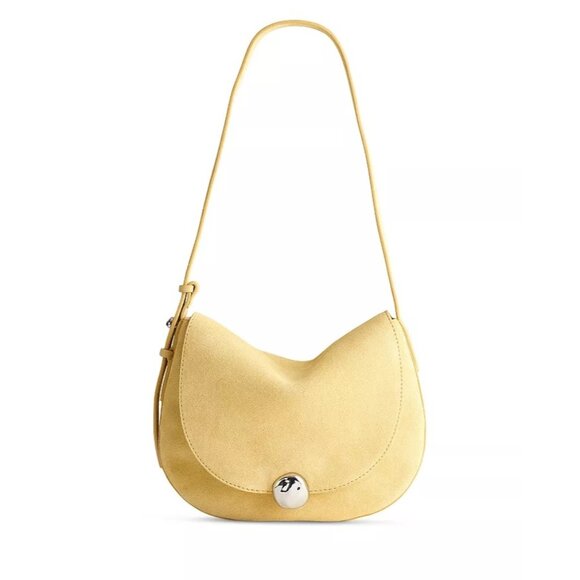 Madewell Suede Dakota Saddle Yellow